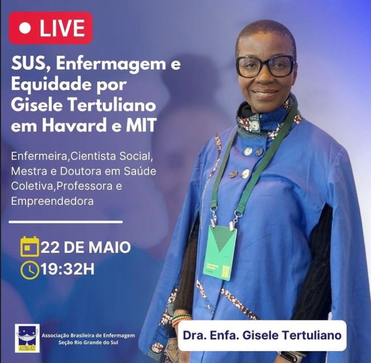 LIVE DIVULGAÇÃO Dra. Enfa. Gisele Tertuliano (22/05/24)